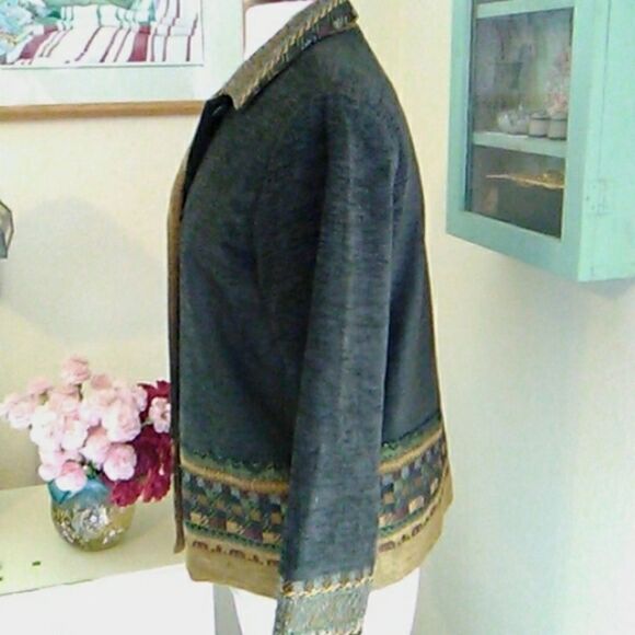 Coldwater Creek Soft Chenille Jacket - Picture 4 of 11